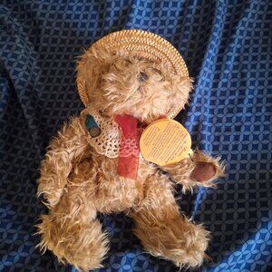 Rosie Brass Button Collectibles bear